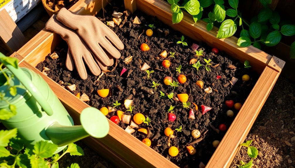 composting tips for small gardens