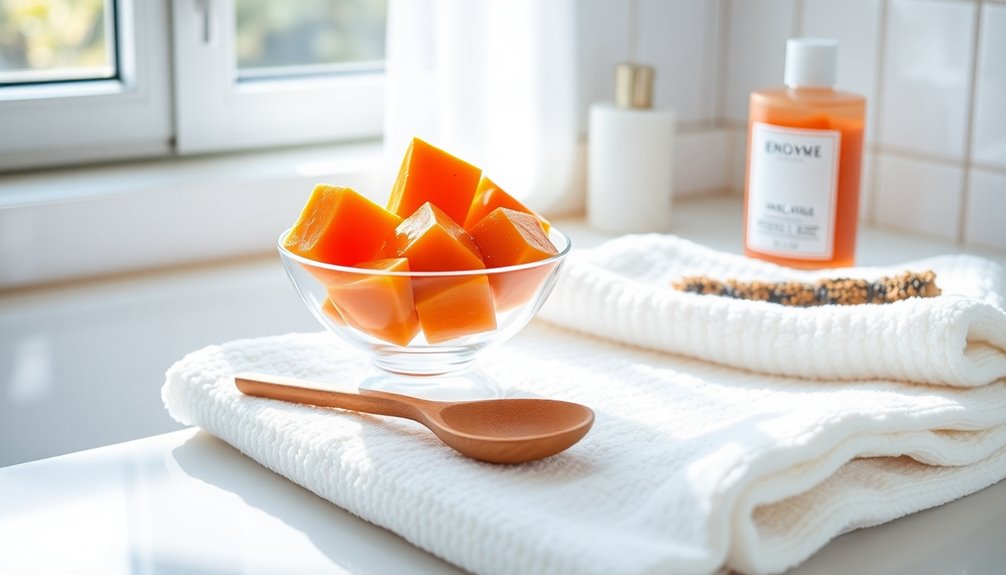 enzyme based skin exfoliation methods