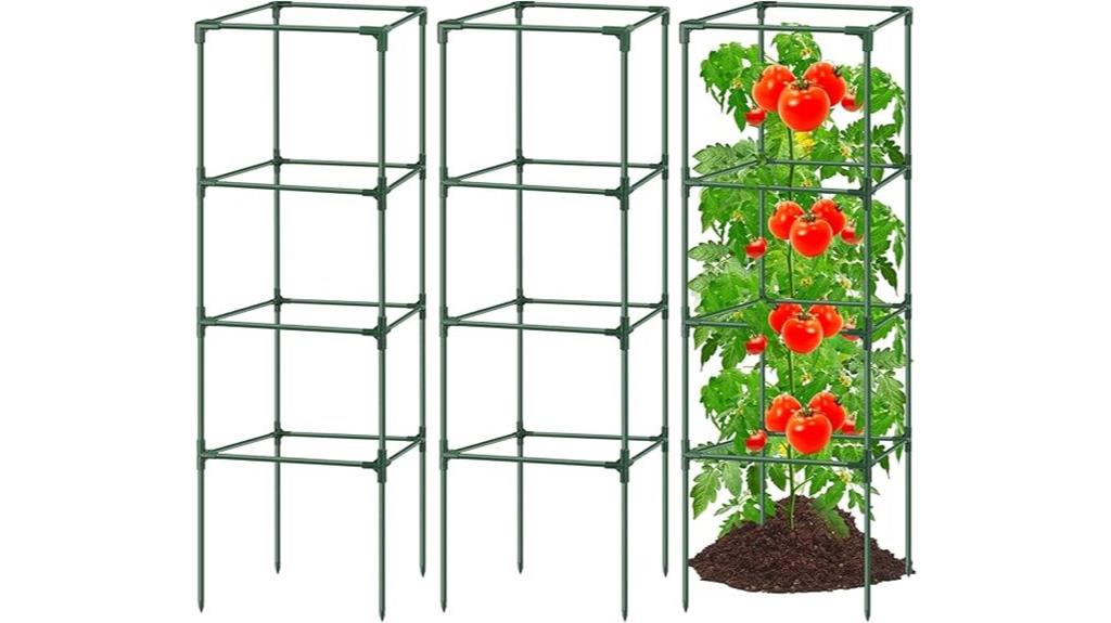 garden tomato support structures