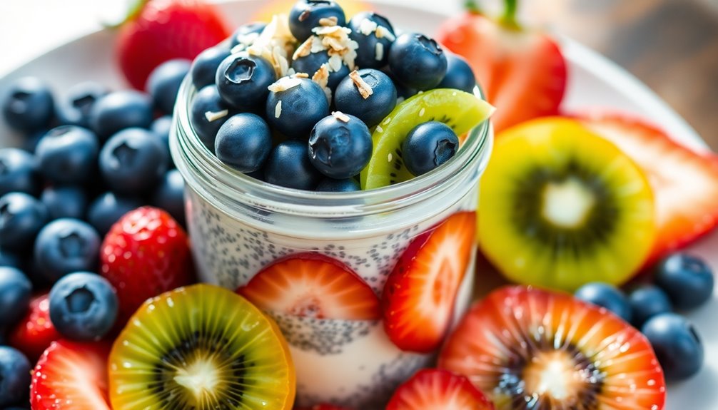 healthy chia seed dessert