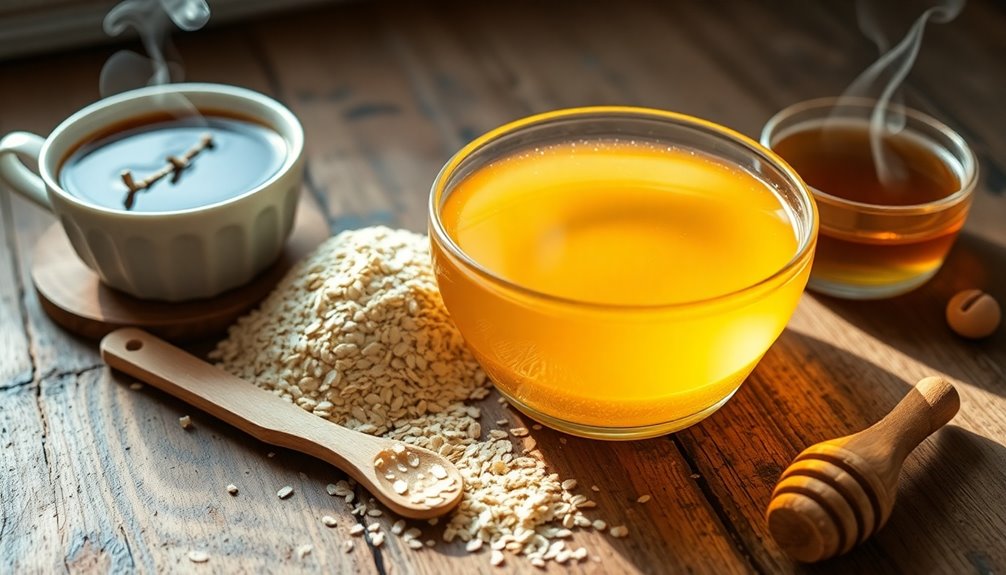 natural skincare with oatmeal