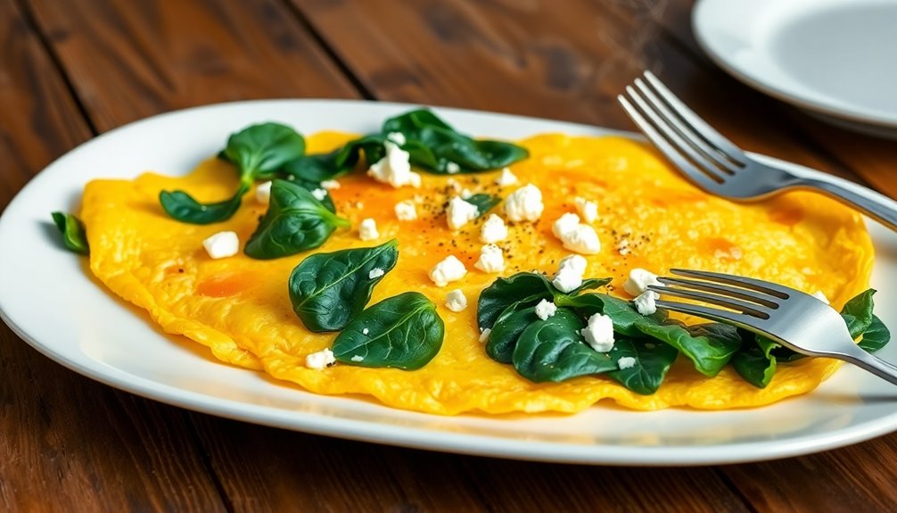 spinach and feta dish
