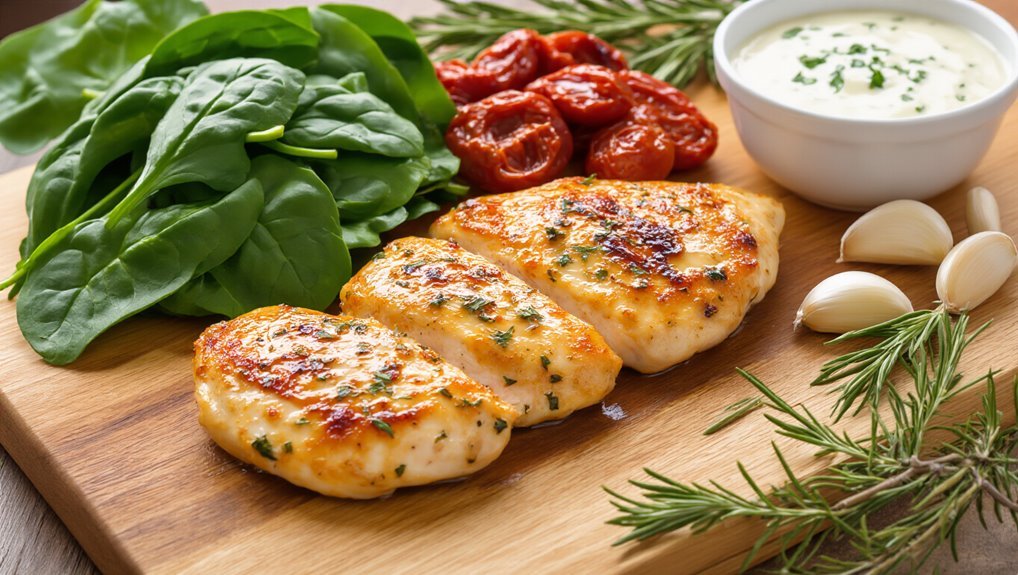 creamy tuscan chicken ingredients