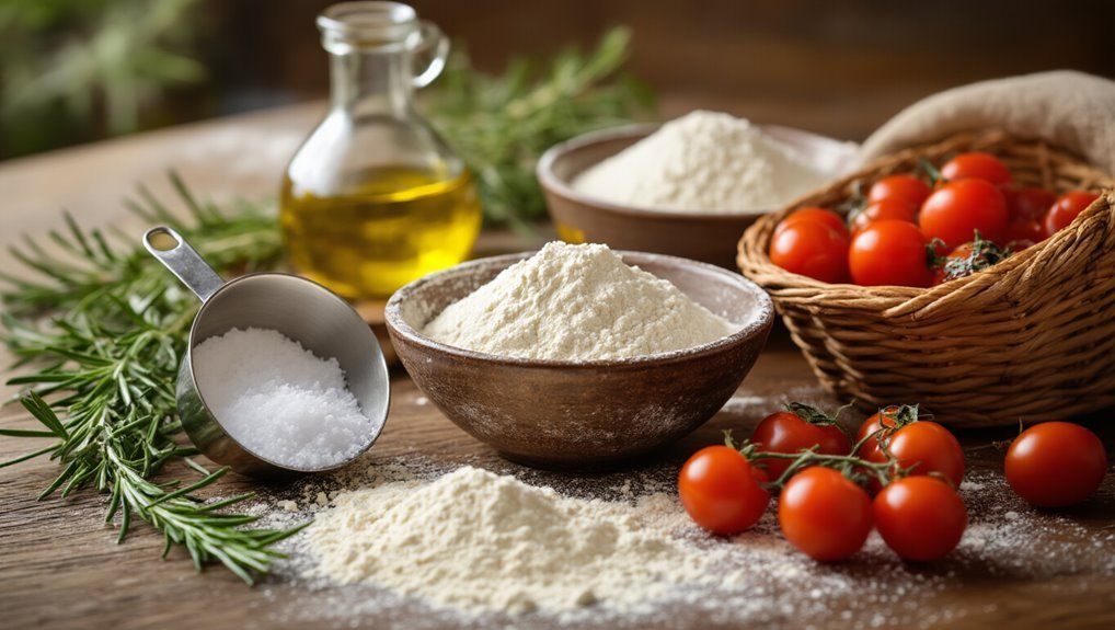 no knead focaccia ingredients list