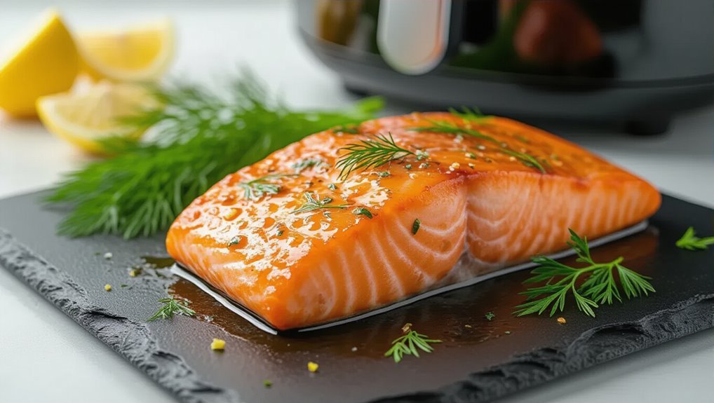 air fryer salmon instructions