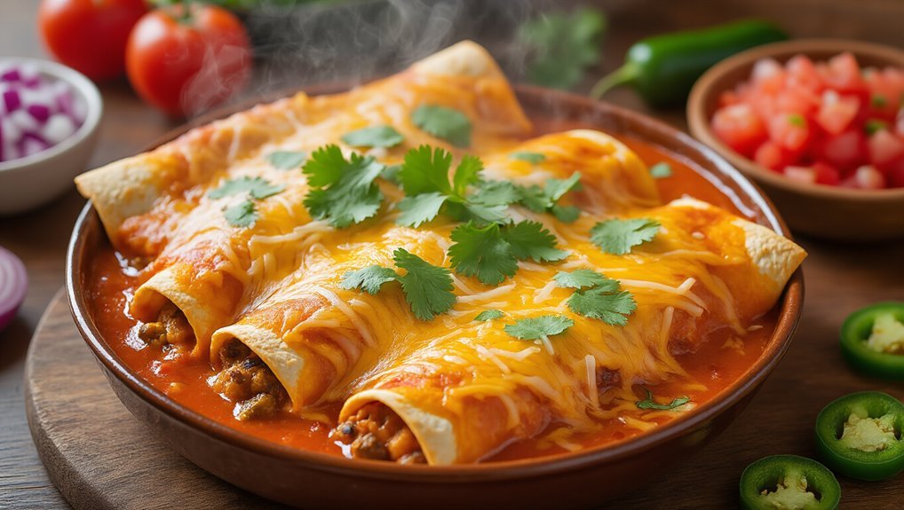 bake enchiladas until golden