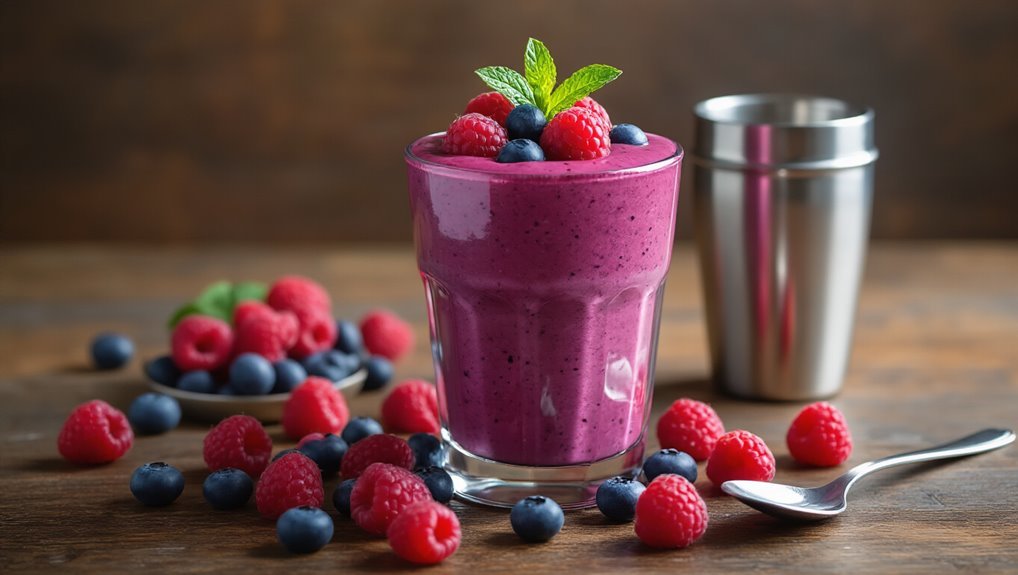 berry protein smoothie recipe