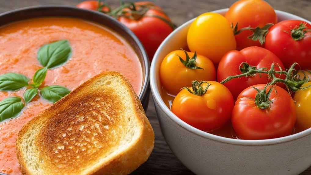 choosing ripe flavorful tomatoes