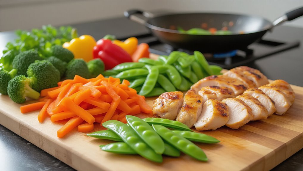 colorful nutritious vegetable selection
