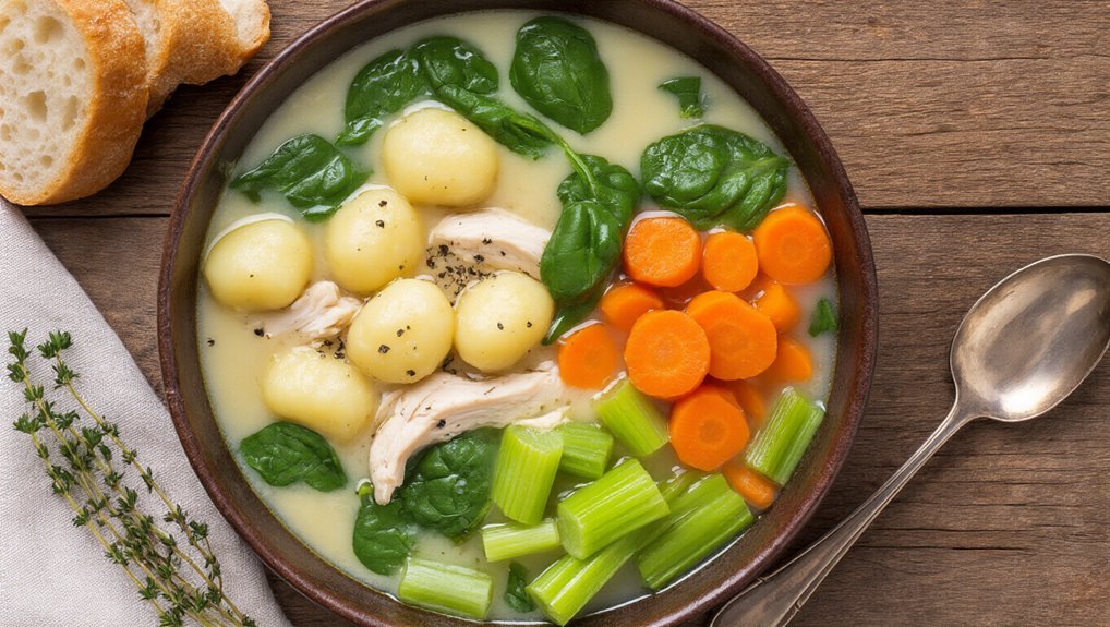 creamy chicken gnocchi soup