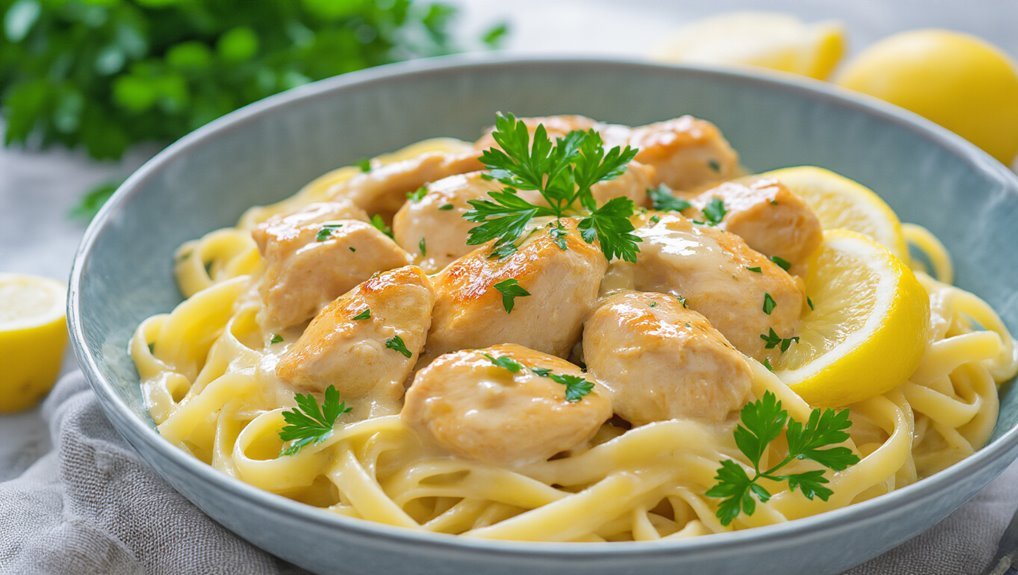 creamy lemon chicken pasta