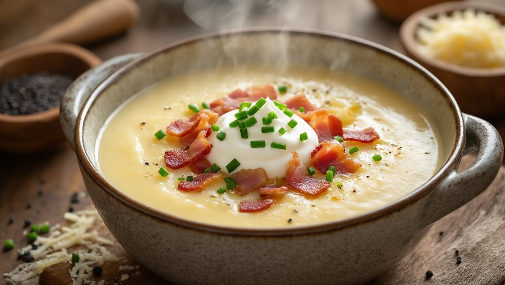 creamy loaded baked potato