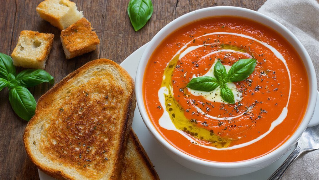 creative soup and sandwich combinations
