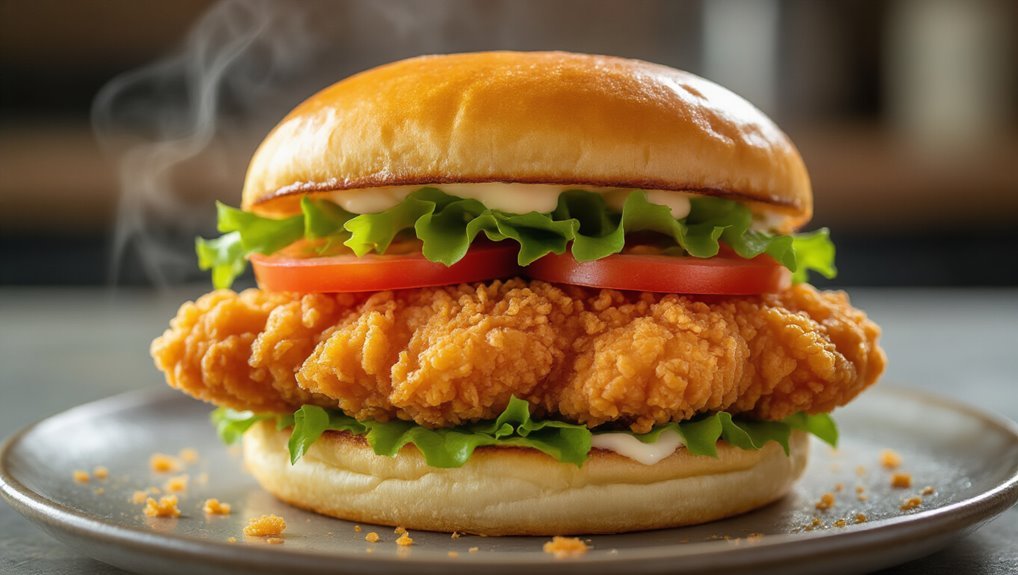 crispy chicken sandwich coating