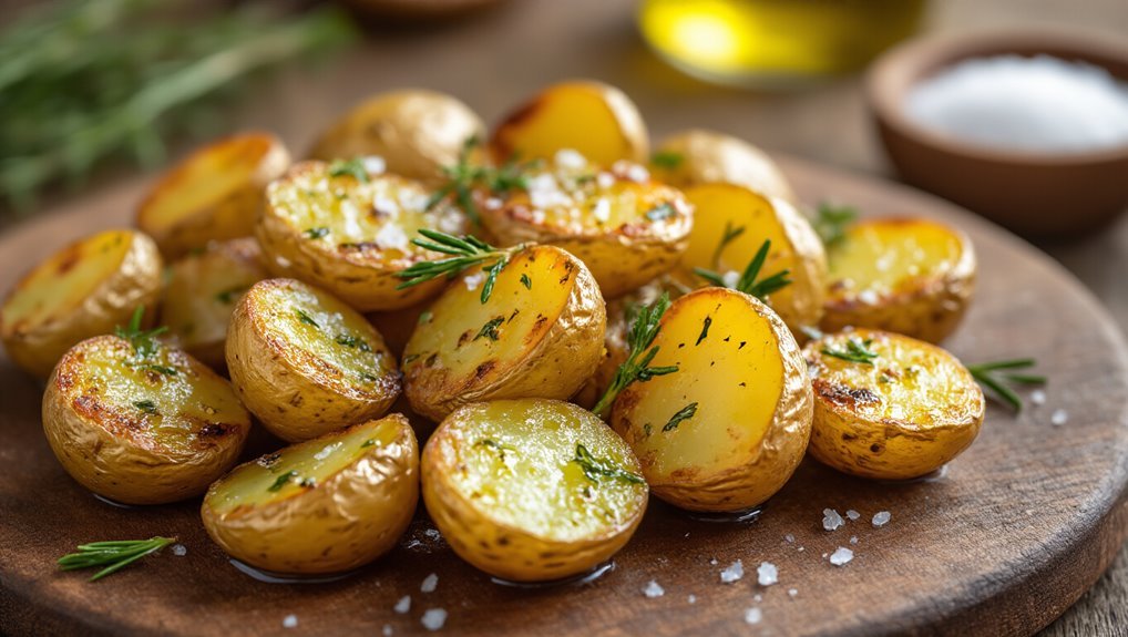 crispy herb roasted potatoes recipe
