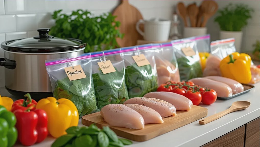 crockpot chicken meal prep