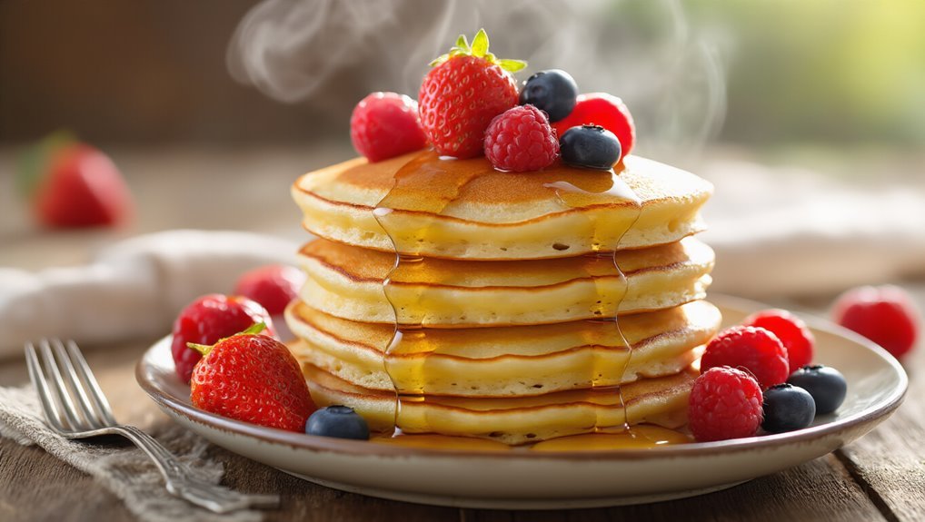 eggless pancake breakfast delight