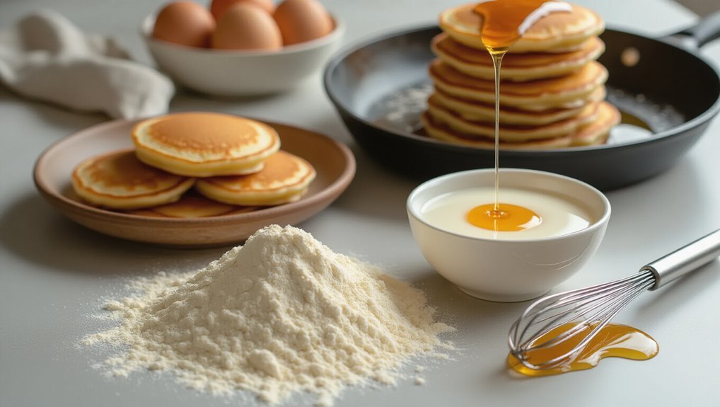 eggless pancake preparation steps