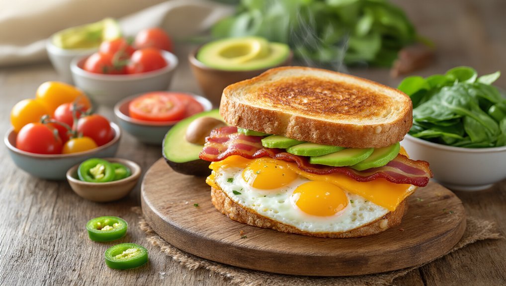 elevate breakfast sandwich flavors
