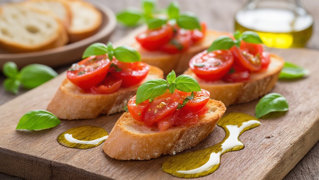 fresh tomato italian bruschetta