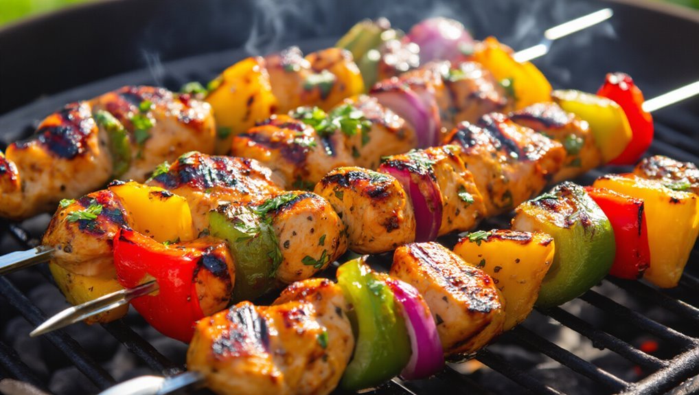 grill kabobs for juiciness