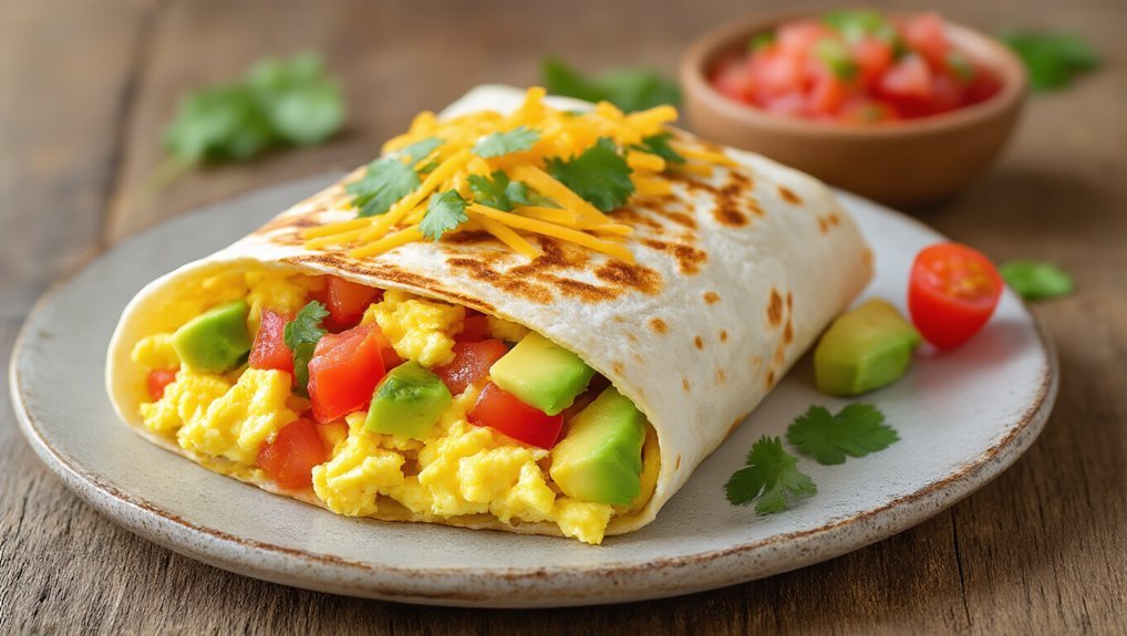 meal prep breakfast burrito