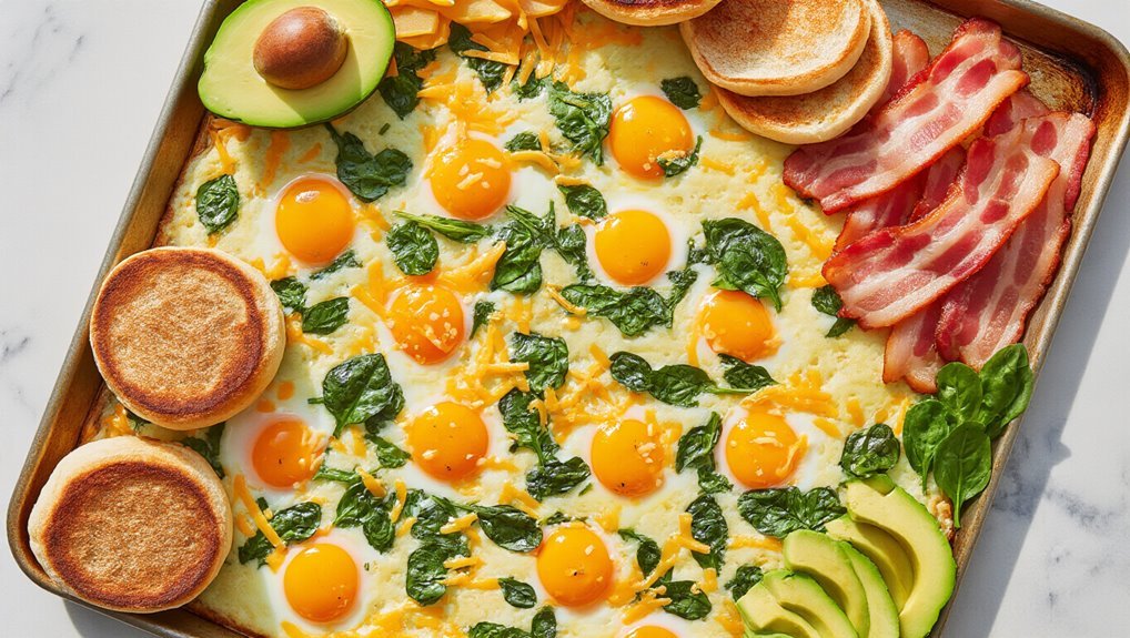 nutritious sheet pan breakfast