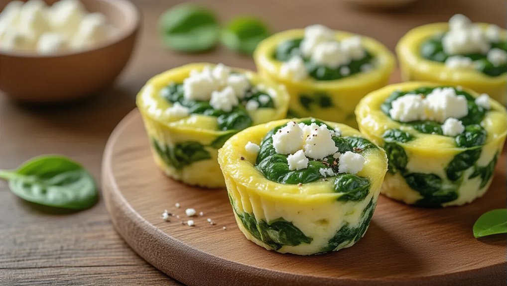 nutritious spinach feta bites