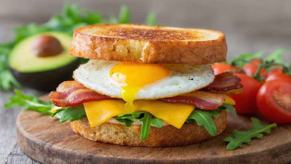 perfect breakfast sandwich ingredients