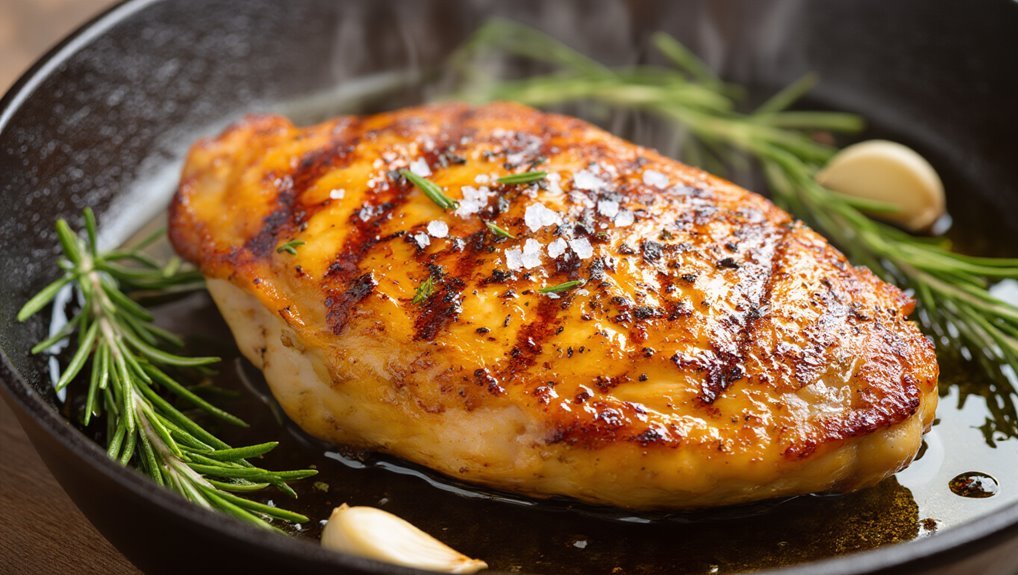 perfectly cooked chicken breast