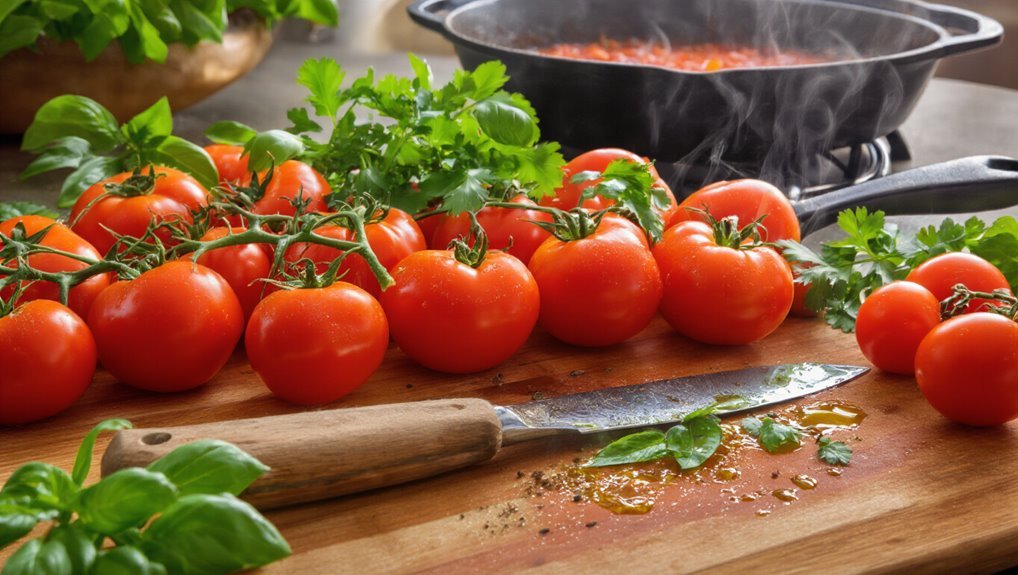 prepare flavorful tomato sauce