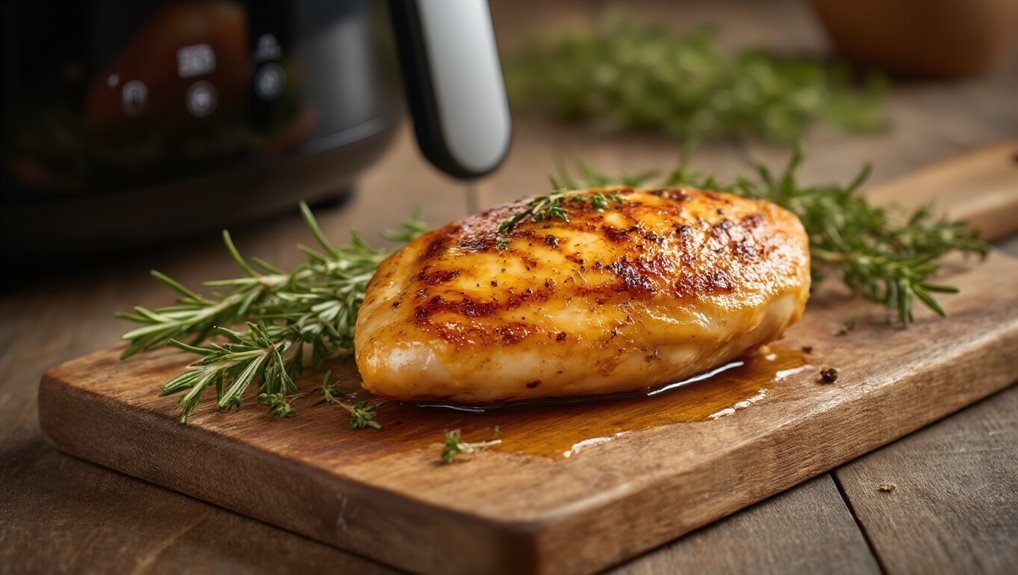 rest chicken for optimal juiciness