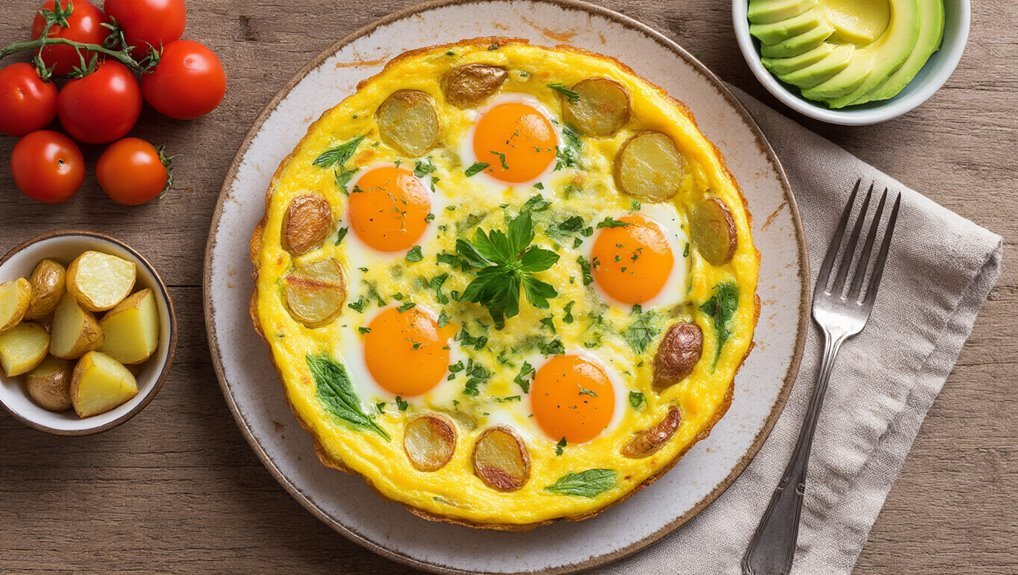 savory potato frittata recipe