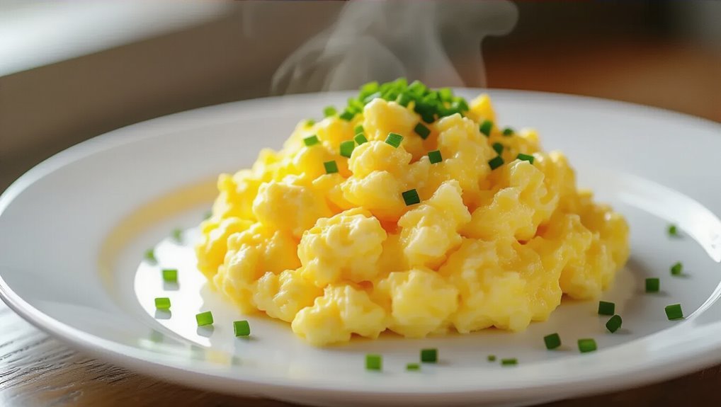 scrambled eggs cooking error