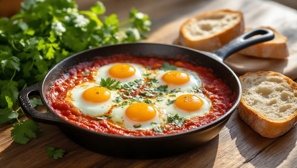 serve shakshuka with bread