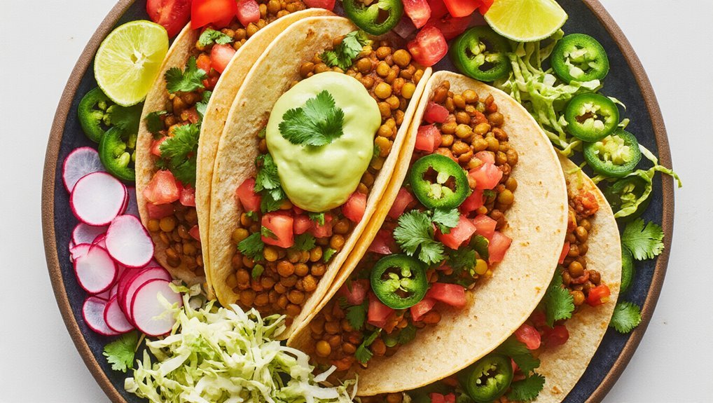 spicy lentil taco recipe