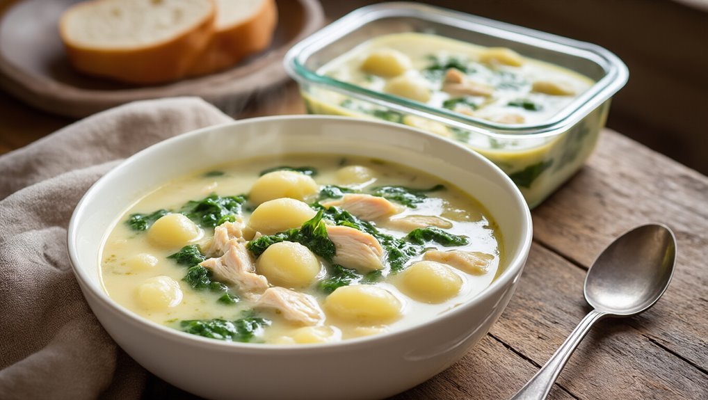 store reheat enjoy soup