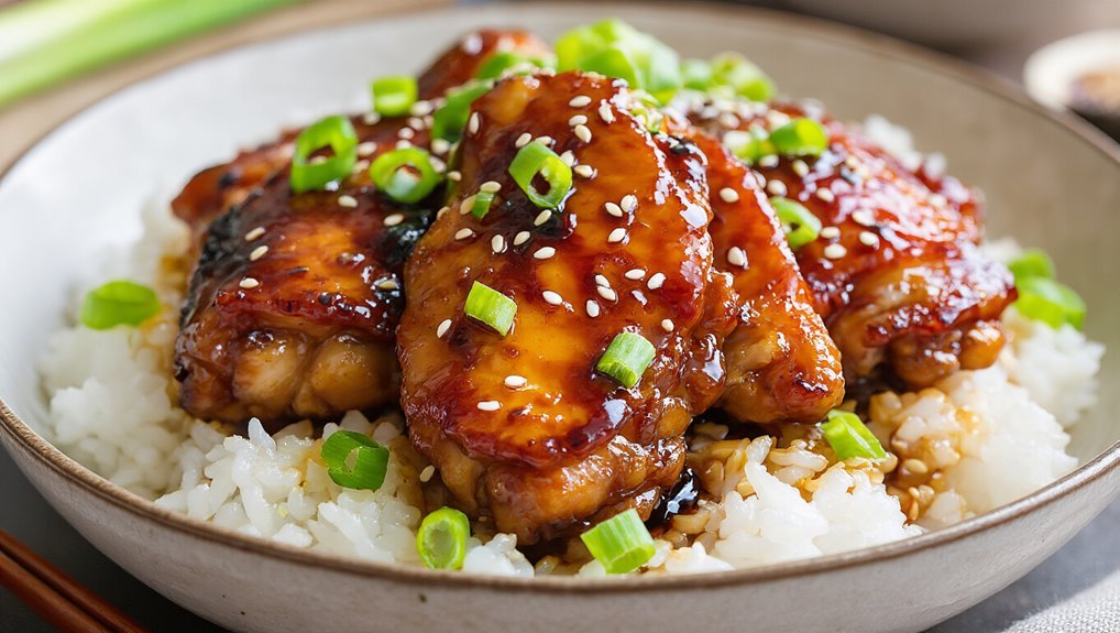 teriyaki chicken and rice