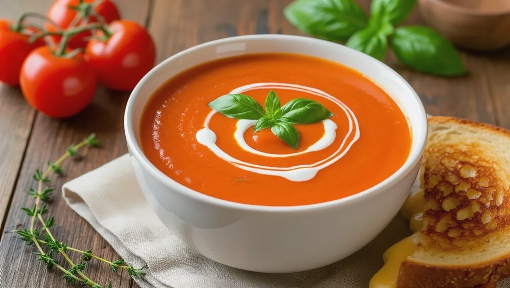 tomato soup serving suggestions