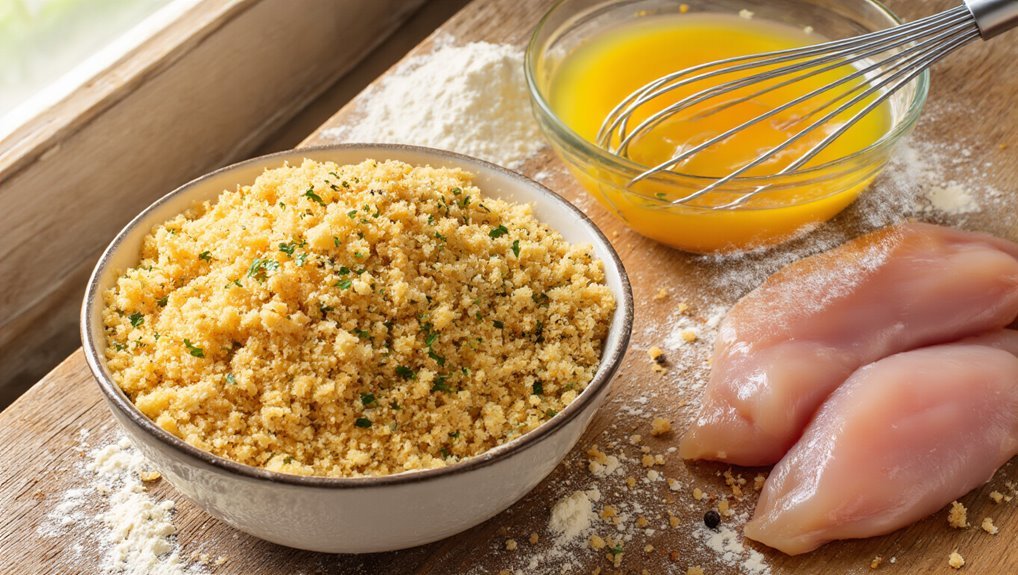 triple layer crispy coating