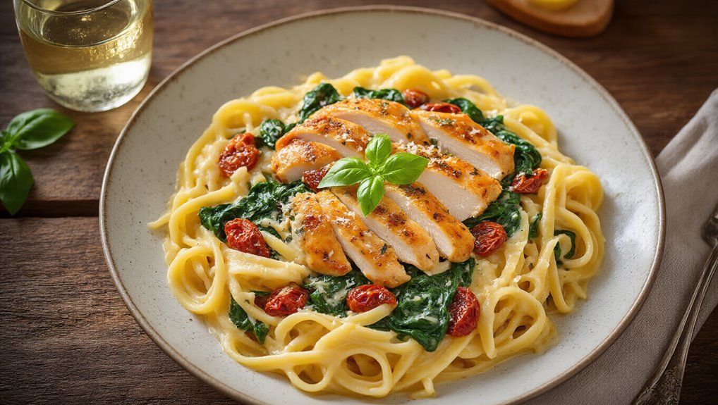 tuscan chicken pasta enhancements