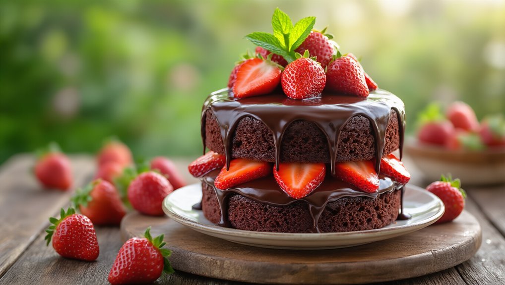 chocolate strawberry shortcake delight