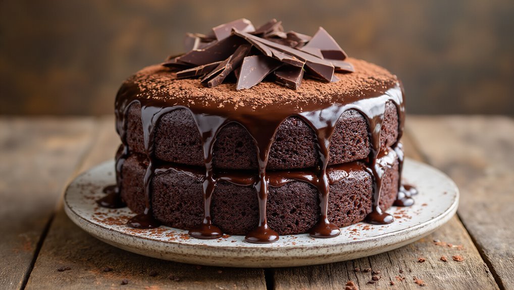 chocolatey moist zucchini cake