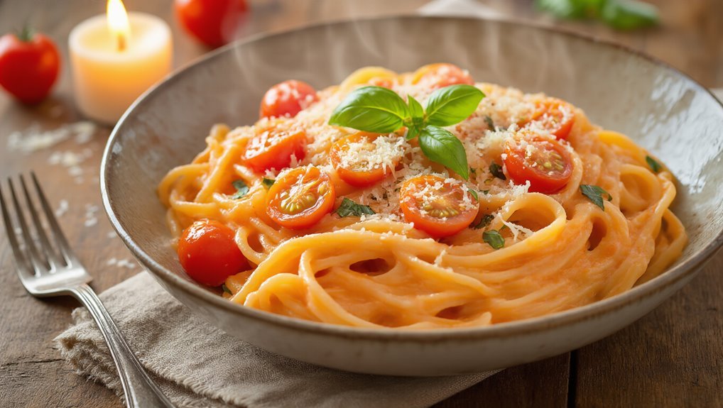 creamy tomato basil goodness