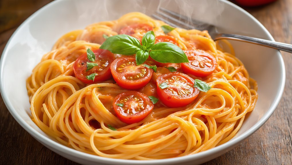 creamy tomato basil pasta