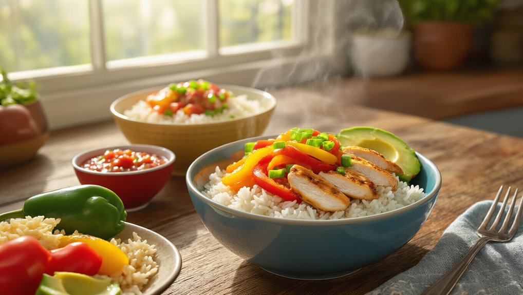 customizable minute rice bowls
