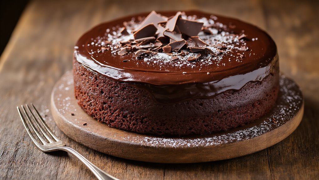 decadent flourless chocolate cake