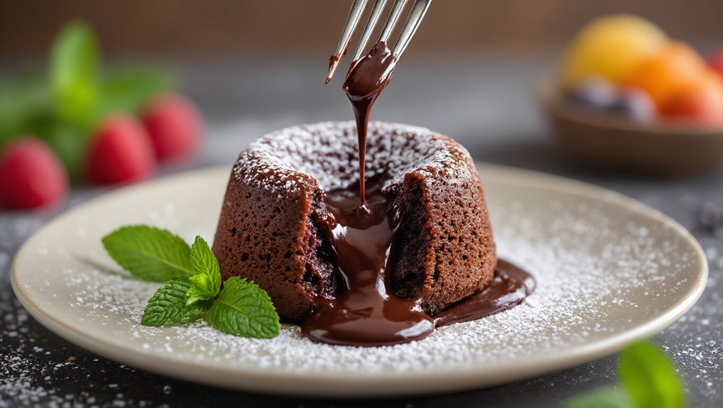 decadent molten chocolate delight