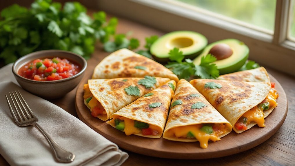 nutritious and easy quesadillas