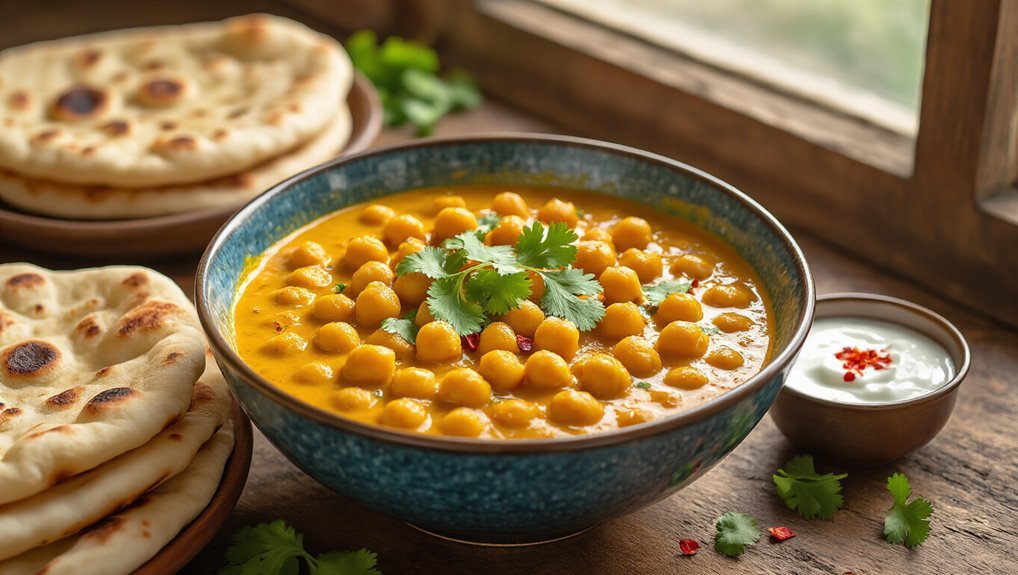 quick and nutritious chickpea curry